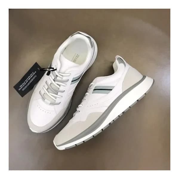 에르메네질도 제냐 남성 화이트 스니커즈 - Ermenegildo Zegna Mens Whi… - 1