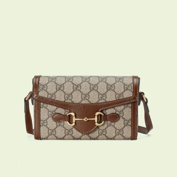 구찌 여성 브라운 미니 홀스빗 폰백 - Gucci Womens Brown Mini Bag … - 1