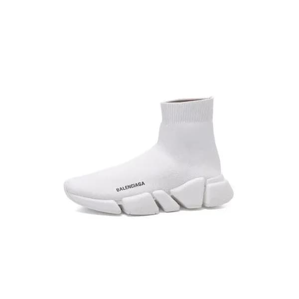 발렌시아가 남/녀 화이트 하이탑 스니커즈 - Balenciaga Unisex White S… - 1