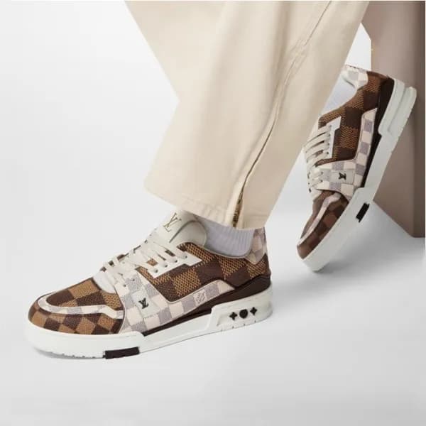 루이비통 남/녀 브라운 스니커즈 - Louis vuitton Unisex Brown Sne… - 1
