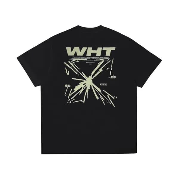 오프화이트 남성 모던 블랙 반팔티 - Off white Mens Black Short sl… - 1