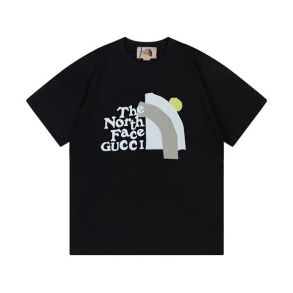 구찌 남/녀 블랙 크루넥 반팔티 - Gucci Unisex Black Short sleev… - 1