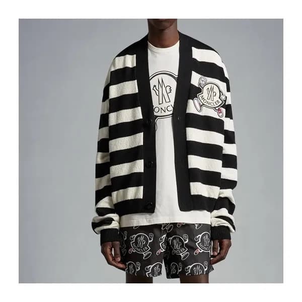 몽클레어 남성 캐쥬얼 블랙 반바지 - Moncler Mens Black Half-pants… - 1
