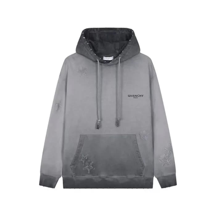 지방시 남성 그레이 후드티 - Givenchy Mens Gray Hoodie - gi353… - 1