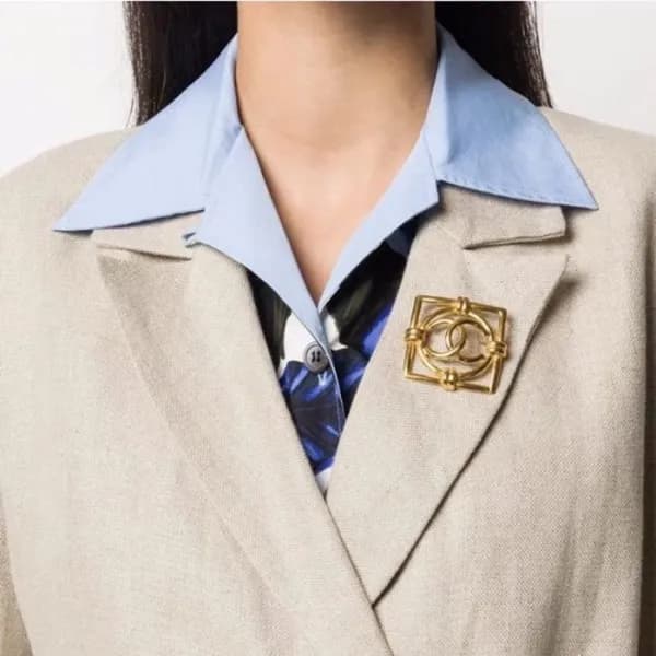 샤넬 여성 골드 브로치 - Chanel Womens Gold Brooch - acc480x - 1