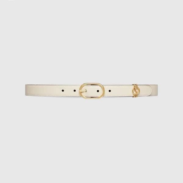 구찌 여성 화이트 벨트 - Gucci Women White Belts - be14x - 1