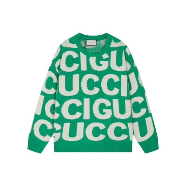 구찌 남성 그린 크루넥 니트 - Gucci Mens Green Knits - cl72x - 1