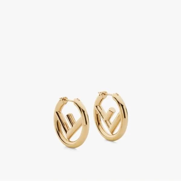 펜디 여성 골드 이어링 - Fendi Womens Gold Earring - acc1663… - 1
