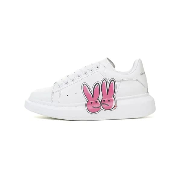 알렉산더 맥퀸 남/녀 화이트 스니커즈 - Alexander McQueen Unisex Wh… - 1