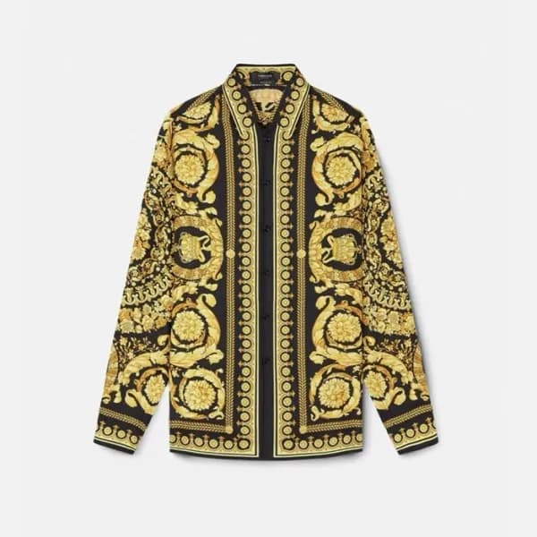 베르사체 남성 블랙 셔츠 - Versace Mens Black Shirts - vec559… - 1