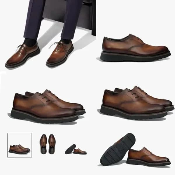 벨루티 남성 브라운 옥스퍼드 - Berluti Mens Brown Oxford - ber8… - 1