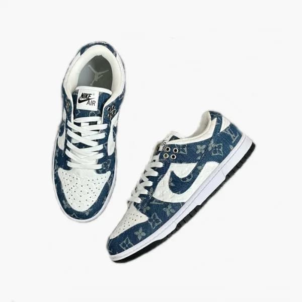 루이비통 남성 블루 스니커즈 - Louis vuitton Mens Blue Sneakers… - 1