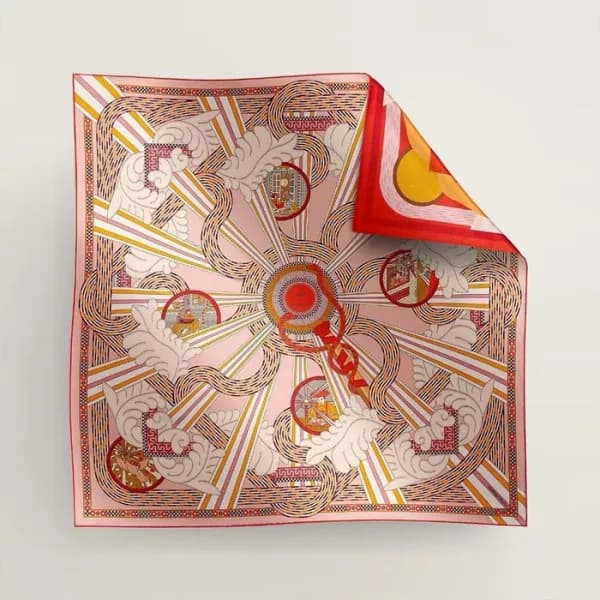 에르메스 여성 레드 스카프 - Hermes Womens Red Scarf - acc2240… - 1