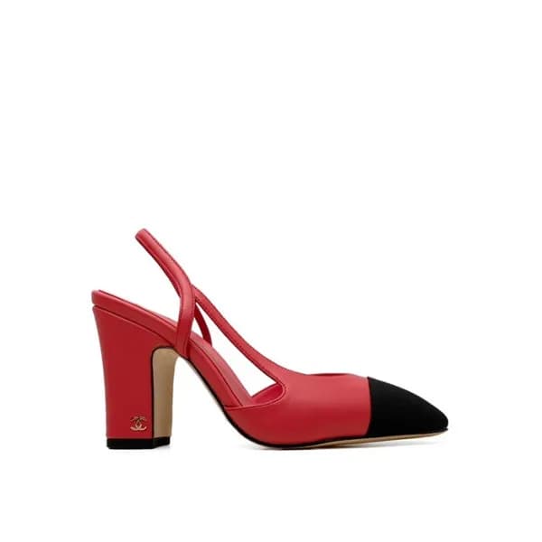 샤넬 여성 하이힐 슬링백 - Chanel Womens Red Slingback - chs1…