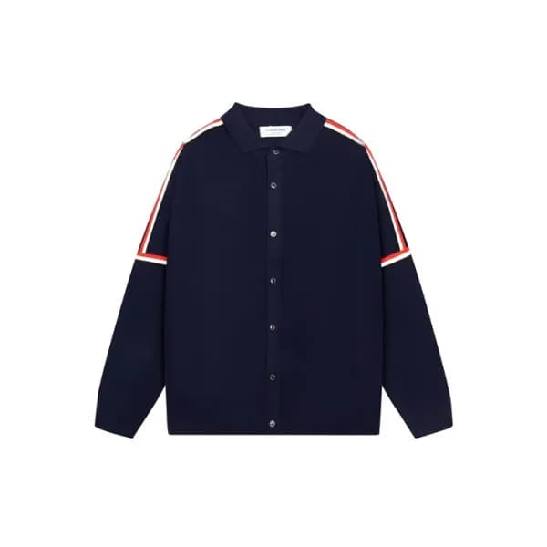 톰브라운 남성 폴로 니트 - Thom Browne Mens Polo Knitwear - t… - 1