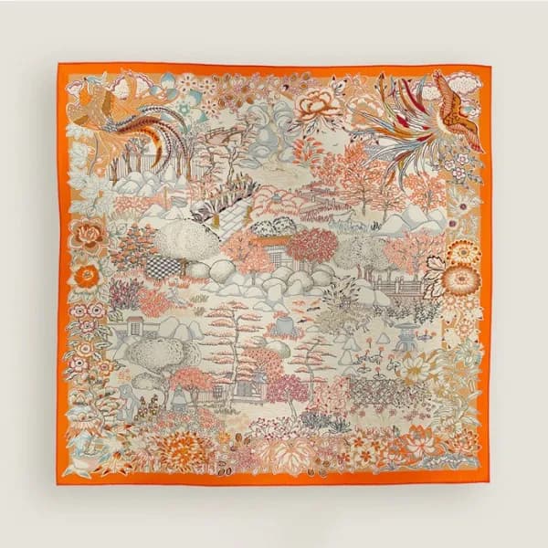 에르메스 여성 양면 스카프 - Hermes Womens Silk Scarf - acc242… - 1