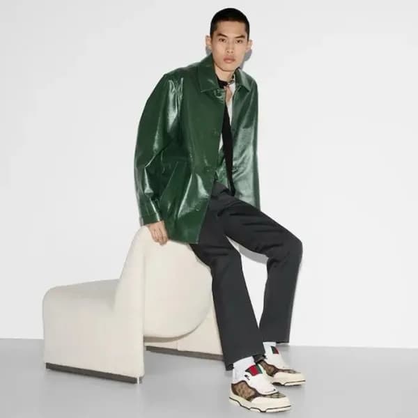 구찌 남/녀 리웹 스니커즈 - Gucci Unisex Re-web Sneaker - gus… - 1