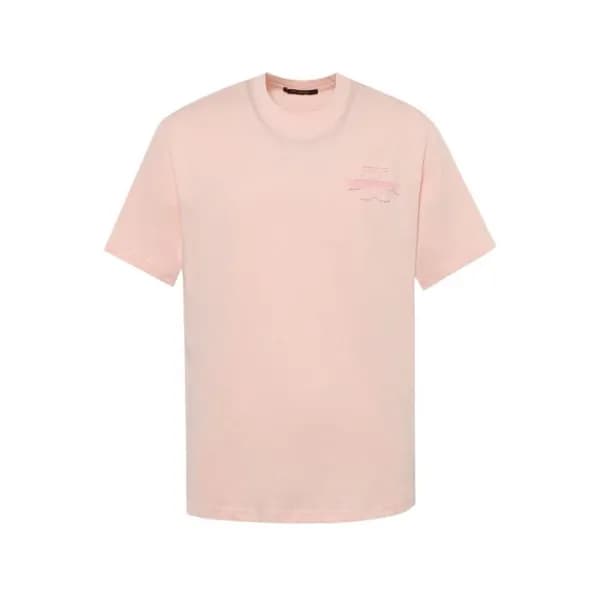 루이비통 남성 라운드 반팔 티셔츠 - Louis vuitton Mens Round Tshi… - 1