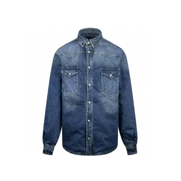 프라다 남성 데님 셔츠 - Prada Mens Denim Shirts - prc4610x - 1