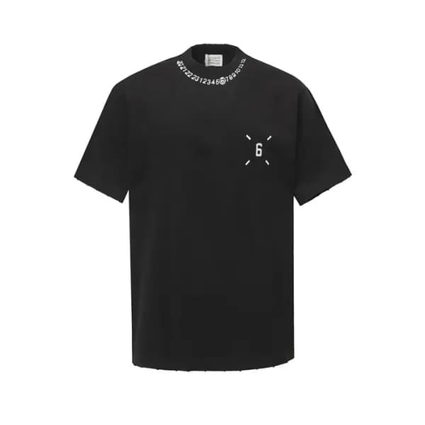 메종 마르지엘라 남성 라운드 반팔 티셔츠 - Maison Margiela Mens Roun… - 1