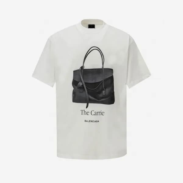 발렌시아가 남성 라운드 반팔 티셔츠 - Balenciaga Mens Round Tshirt… - 1