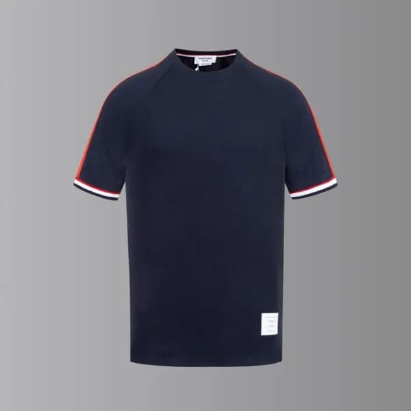톰브라운 남성 라운드 반팔티 - Thom Browne Mens Round Tshirts -… - 1