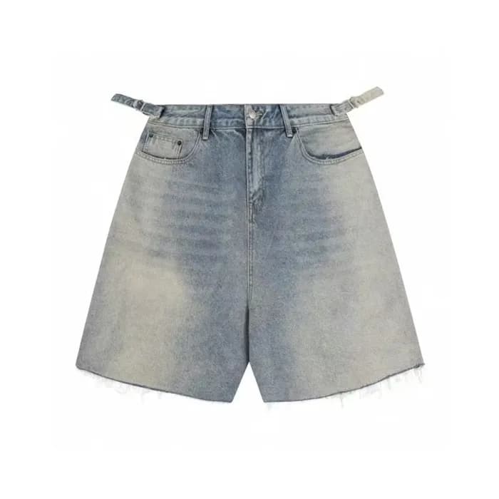 발렌시아가 남성 데님 쇼츠 - Balenciaga Mens Denim Shorts - ba… - 1