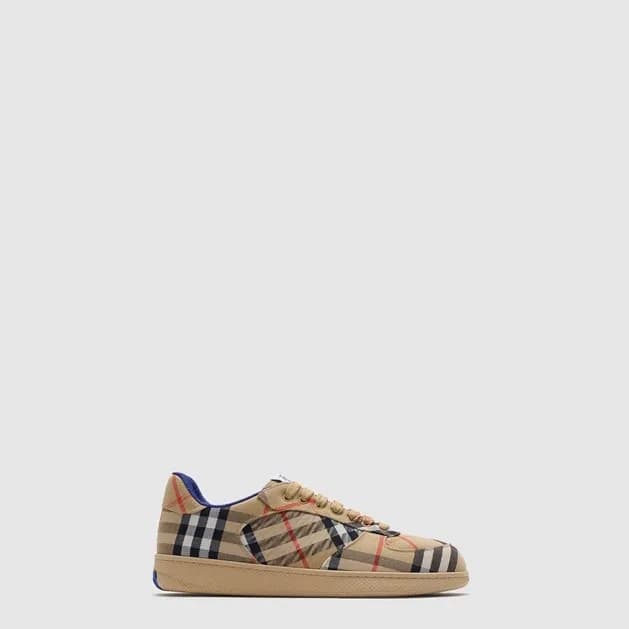 버버리 남성 체크 테라스 스니커즈 - Burberry Mens Check Terrace S… - 1