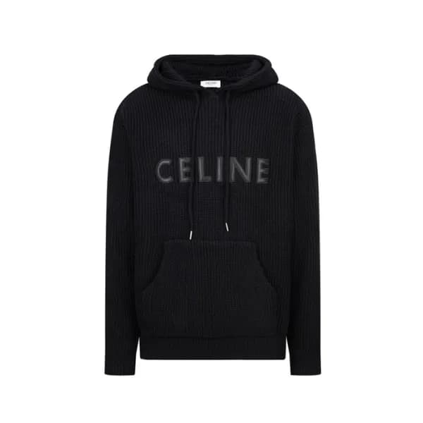 셀린느 남성 니트 후드티 - Celine Mens Knit Hooded - cec12552… - 1