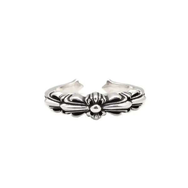 크롬하츠 남/녀 실버 반지 - Chrome Hearts Unisex Silver Ring … - 1