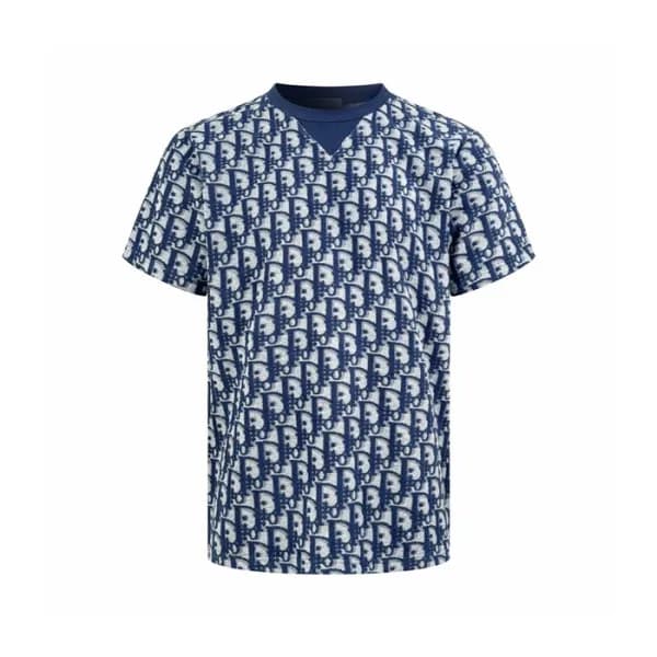 디올 남성 라운드 반팔 티셔츠 - Dior Mens Round Tshirt - dic129… - 1