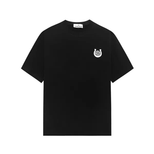 스톤아일랜드 남성 라운드 반팔 티셔츠 - Stone Island Mens Round Tsh… - 1