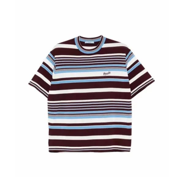 프라다 여성 반팔 티셔츠 - Prada Womens Round Tshirt - prc139… - 1