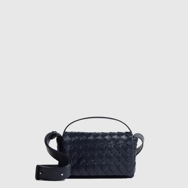 보테가 베네타 남성 미니 인트레치아토 플랩 백 - Bottega veneta Mens Mi… - 1