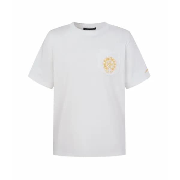 크롬하츠 남성 라운드 반팔티 - Chrom Hearts Mens Round Tshirt -… - 1