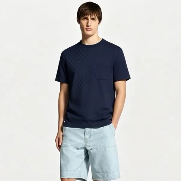 루이비통 남성 라운드 티셔츠 - Louis vuitton Mens Round Tshirt … - 1