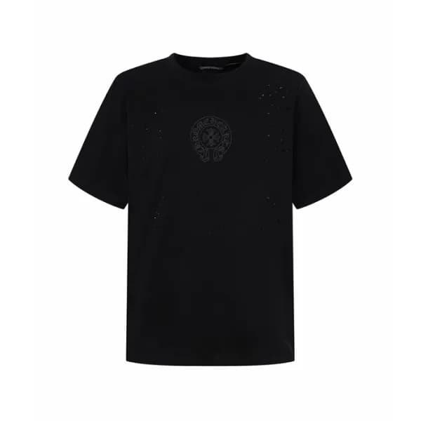 크롬하츠 남성 라운드 반팔티 - Chrom Hearts Mens Round Tshirt -… - 1