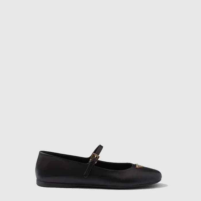 프라다 여성 가죽 발레리나 - Prada Womens Leather Ballerina - prs14513x