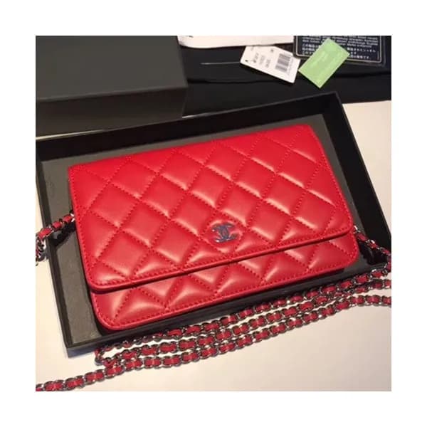 Chanel WOC Chain Cross Bag,19CM - 샤넬 WOC 체인 크로스백,C… - 1