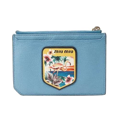MiuMiu 2018 Ladies Leather Card Wallet 5MC008 - 미우…