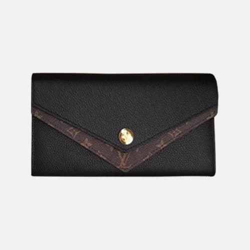 Louis Vuitton 2018 Ladies Double V Compact Long Wa… - 1