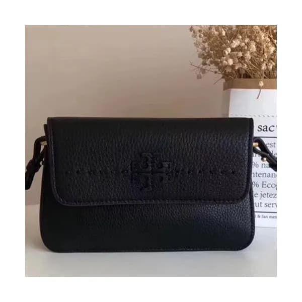 Tory Burch Leather Black Shoulder Bag,20cm - 토리버치 … - 1