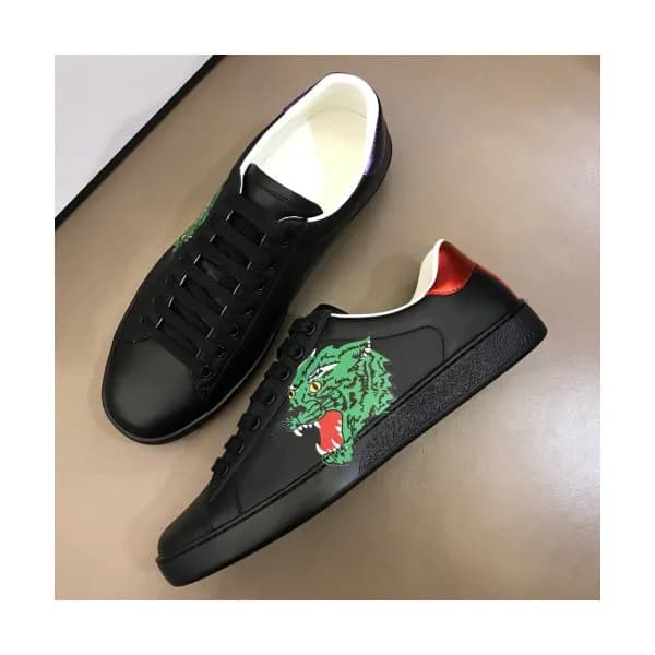 Gucci 2018 Mens Leather Sneakers - 구찌 남성 신상 가죽 스니커… - 1