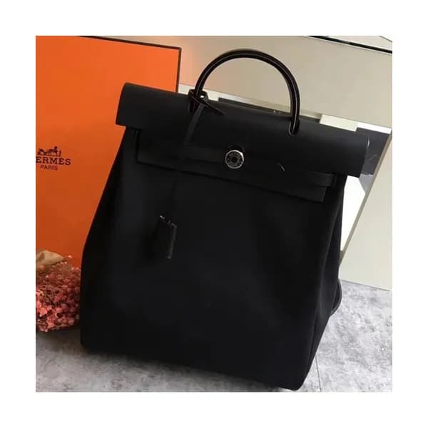 Hermes Herbag-A DOS Canvas Back Pack ,35cm - 에르메스 … - 1