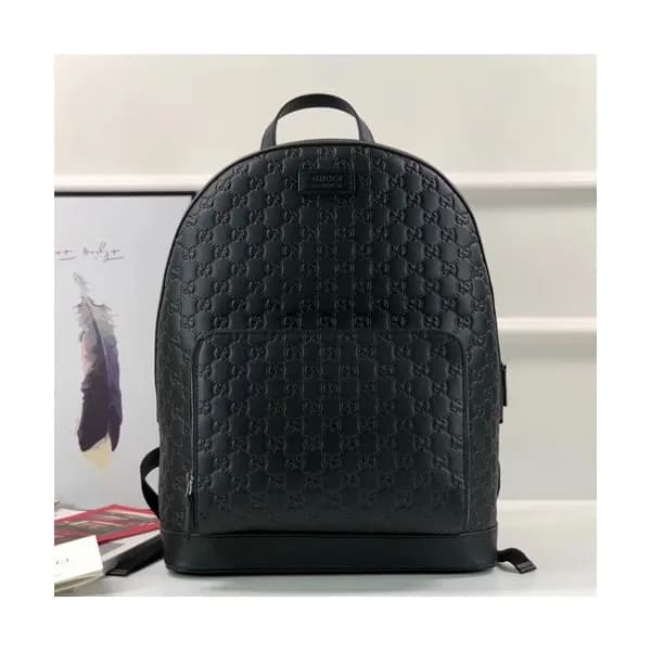 Gucci Leather Back Pack ,39CM - 구찌 레더 남성용 백팩 GUB01… - 1