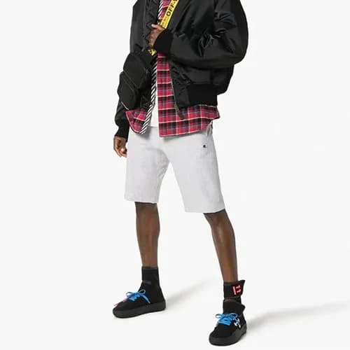 Offwhite 2018 Motor Lab Canvas High-top Sneakers -… - 1