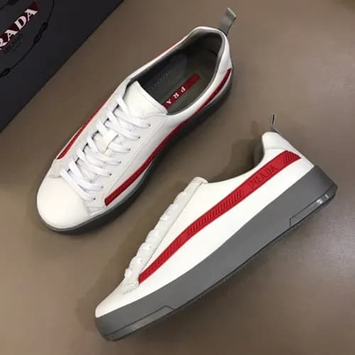 Prada 2018 Mens Leather Sneakers - 프라다 남성 레더 스니커즈 … - 1