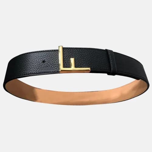 [매장판] Fendi 2019 Mens F Buckle Leather Bellt - 펜디 … - 1