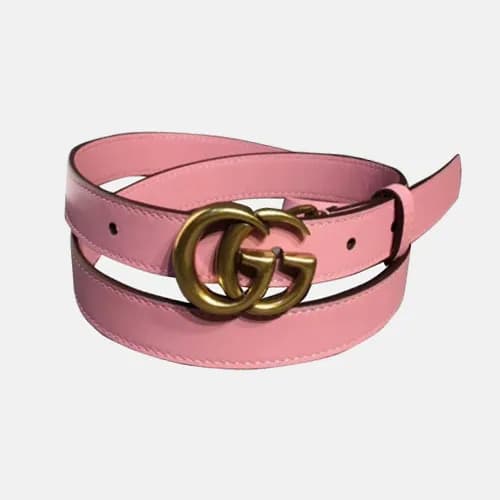Gucci 2019 Ladies GG Buckle Leather Belt - 구찌 신상 여… - 1