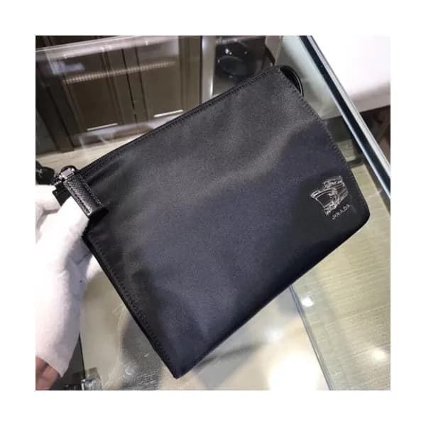 Prada 2018 Nylon Clutch Bag ,23CM - 프라다 2018 나일론 남… - 1